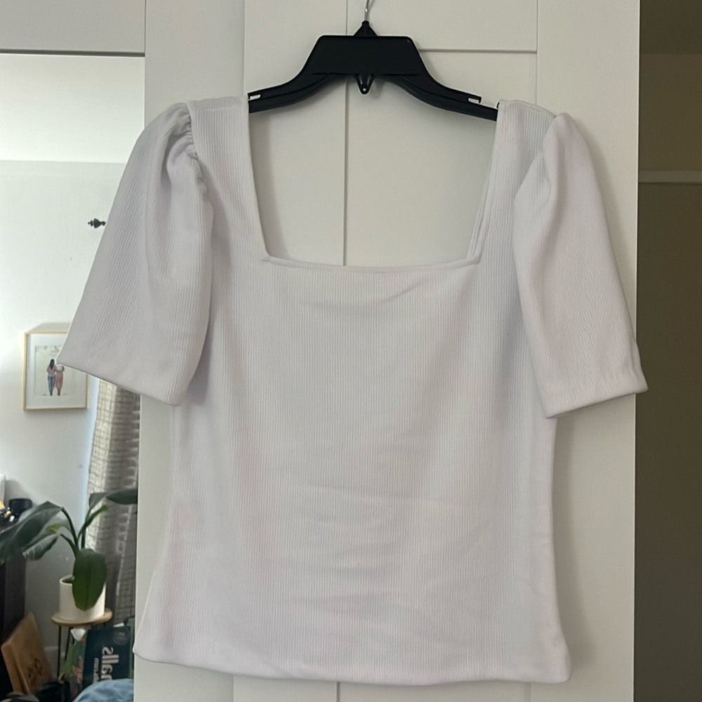 Club Monaco square neck top